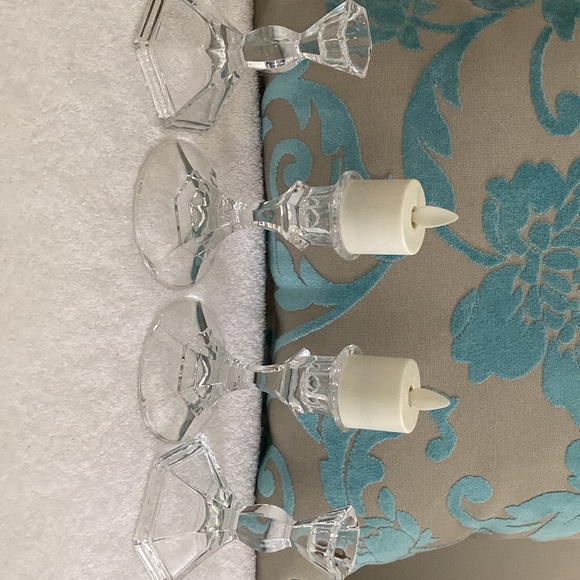 CRYSTAL CANDLE HOLDERS - Picture 10 of 12